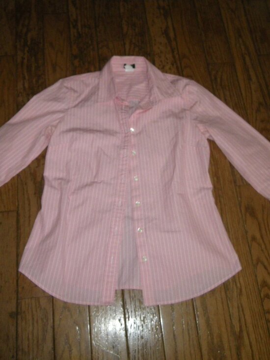 J. Crew Tops - Women’s 100% Cotton J. Crew Pin Stripe Button Up Blouse